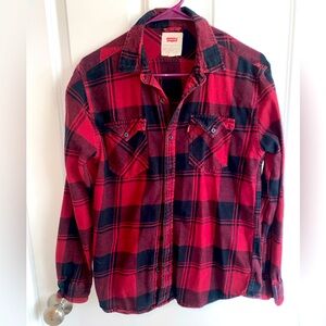 Levi’s Flannel Long Sleeve Size S
